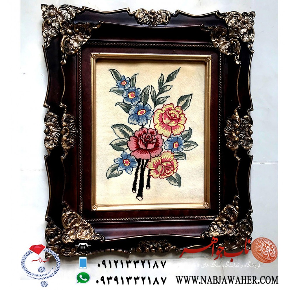تابلو فرش دستبافت تبریز کد 020