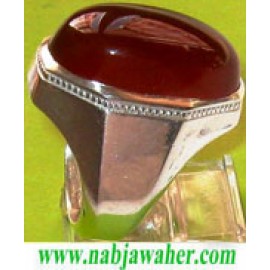 انگشترنفیس_مردانه_عقیق_یمنی  رکاب_حسین_جم_رضایی  رکاب_هشت_پر_جم_رضایی