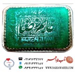 انگشترنفیس خطی مردانه عقیق_سبزخط_المذنب_میرزا،حکاکی محمدمجتبی_آتشباز، رکاب_استادسیدحسن_شیرازی،رکاب_سیدحسن وحکاکی جانم_رضا