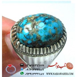 انگشتر فیروزه شجر نیشابور  کد 1317
