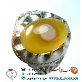 انگشتر فاخر عقیق باباغوری کد 1418