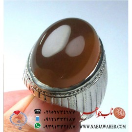 انگشتر عقیق فاخر جزع یمنی کد 1534