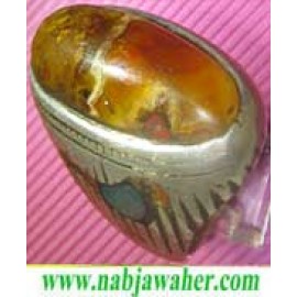 انگشترنقره مردانه آنتیک بسیار کهنه مرصع عقیق رکاب نقره نفیس دستساز