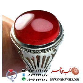 عقیق سرخ یمنی کد 1717