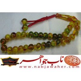 تسبیح کهربای پرچمی الوان