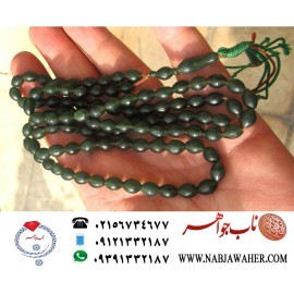 تسبیح صدو یک دانه شاه مقصود سبز اصل افغانی کابلی