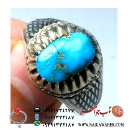 انگشتر فیروزه شجری نیشابور کد 317