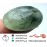 نگین کوارتز سبز رتایل دامله تراش درشت مناسب گردن آویز وانگشتری
