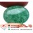 نگین درّسبز فاطمی مناسب انگشتری