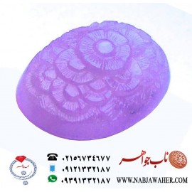 نگین عقیق گل برجسته یمنی  باغ گل رز 
