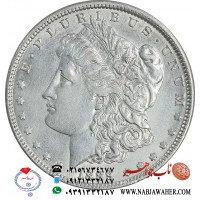 سکه یک دلاری اصلی نقره 1889 مورگان آمریکا