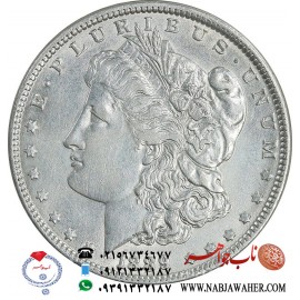 سکه یک دلاری اصلی نقره 1889 مورگان آمریکا