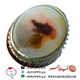 انگشتر عقیق شجر قرمز کد 370