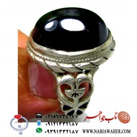 انگشتر لعل بنفش کد501