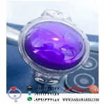 انگشتر فاخرلعل سرمه ای کاربنی دامله