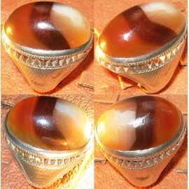 انگشترنقره مردانه آنتیک بسیار کهنه عقیق رکاب نقره قدیمی دستساز