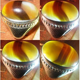 انگشترنقره مردانه آنتیک بسیار کهنه عقیق رکاب نقره قدیمی دستساز