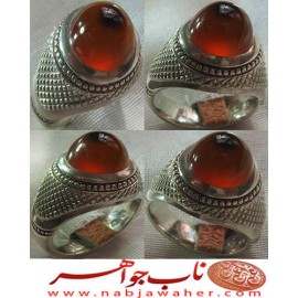 انگشترنفیس فدیوم مردانه عقیق_یمنی رکاب_فدیوم_اسفندیار_خسروی ،رکاب_تهران_خسروی