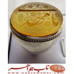 انگشترنفیس عقیق سرخ کهنه یمنی حکاکی یا مهدی خط دو امضا استادجواد حیدری طه ورکاب فدیوم مهدی جدی تهران 