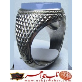 انگشترنقره مردانه خطی عقیق یمنی خط حرّ استادرضاقربانی رکاب نقره نفیس دستسازاستاد محمد افتخاری ذکر یاامیرالمومنین حیدر