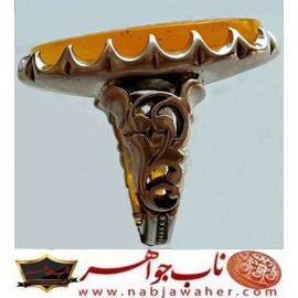 انگشترنفیس مردانه عقیق کهنه یمنی خط حرّ حکاکی حاج رضا قربانی ذکر یا ضیغم المهمهم و یا ناصر النبی یا کاتب الکتائب و یا قاتل القوی یا قاهر العدو و یا والی الولی یا مظهر العجائب و یا مرتضی علی رکاب افتخاری 