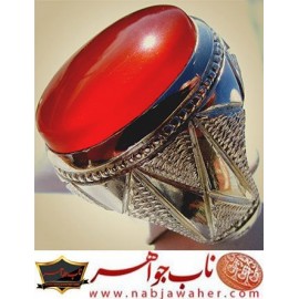 انگشترنفیس مردانه عقیق_یمنی،رکاب_احمد_عزتی ،رکاب_ری_احمد