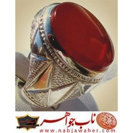 انگشترنفیس مردانه عقیق_یمنی،رکاب_احمد_عزتی ،رکاب_ری_احمد
