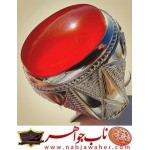 انگشترنفیس مردانه عقیق_یمنی،رکاب_احمد_عزتی ،رکاب_ری_احمد