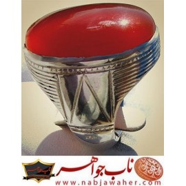 انگشترنفیس مردانه عقیق_یمنی،رکاب_احمد_عزتی ،رکاب_ری_احمد