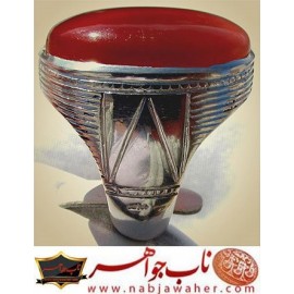 انگشترنفیس مردانه عقیق_یمنی،رکاب_احمد_عزتی ،رکاب_ری_احمد