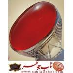 انگشترنفیس مردانه عقیق_یمنی،رکاب_احمد_عزتی ،رکاب_ری_احمد