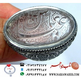 انگشتردر نجف درشت کف العباس ع حکاکی استاد شمس زنجانی