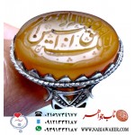 انگشتر خطی عقیق یمنی 