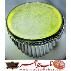 انگشترنفیس خطی نقره مردانه عقیق یمنی خط_طه،حکاکی جواد_حیدری، رکاب_لطفی، تهران_لطفی وحکاکی یاحسین