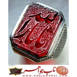 انگشترنفیس رکاب_فدیوم خطی مردانه توپاز_سرخ خط_الراجی_میرزا،حکاکی محمدمجتبی_آتشباز، رکاب_رسول_محمدی،رسول_F_تهران وحکاکی- یاثارالله