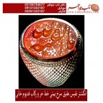 انگشترنقره مردانه خطی عقیق یمنی خط حرّ استادرضاقربانی رکاب فدیوم محمد خانی ذکر یابقیه الله