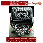 انگشترنفیس خطی نقره مردانه عقیق یمنی خط_مهر حکاکی محسن_سعیدی_منش رکاب_محمد_افتخاری و حکاکی ذکر _ الحمدالله،قلمزنی_ساعی