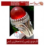 انگشترنقره مردانه عقیق ناب یمنی ساخته دست هنرمند پیشکسوت رکابسازی ایران محمدغفاری تبریزرکاب ممی تبریز 