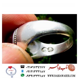 انگشترنفیس فدیوم مردانه عقیق_یمنی رکاب_فدیوم_حسین_جدی ،رکاب_تهران_جدی