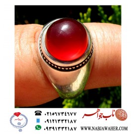 انگشترنفیس فدیوم مردانه عقیق_یمنی رکاب_فدیوم_حسین_جدی ،رکاب_تهران_جدی