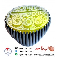 انگشترنفیس عقیق زرد کهنه یمنی حکاکی حدیث نبوی ص خط دو امضا استادجواد حیدری طه ورکاب هزار چنگ استاد معیری