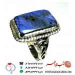 انگشترنقره با نگین زیبای لابرادوریت طبیعی