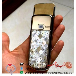 گوشی اشرافی8800 GIVORI نوکیا با پوشش طلای 18 عیار در ناب جواهر